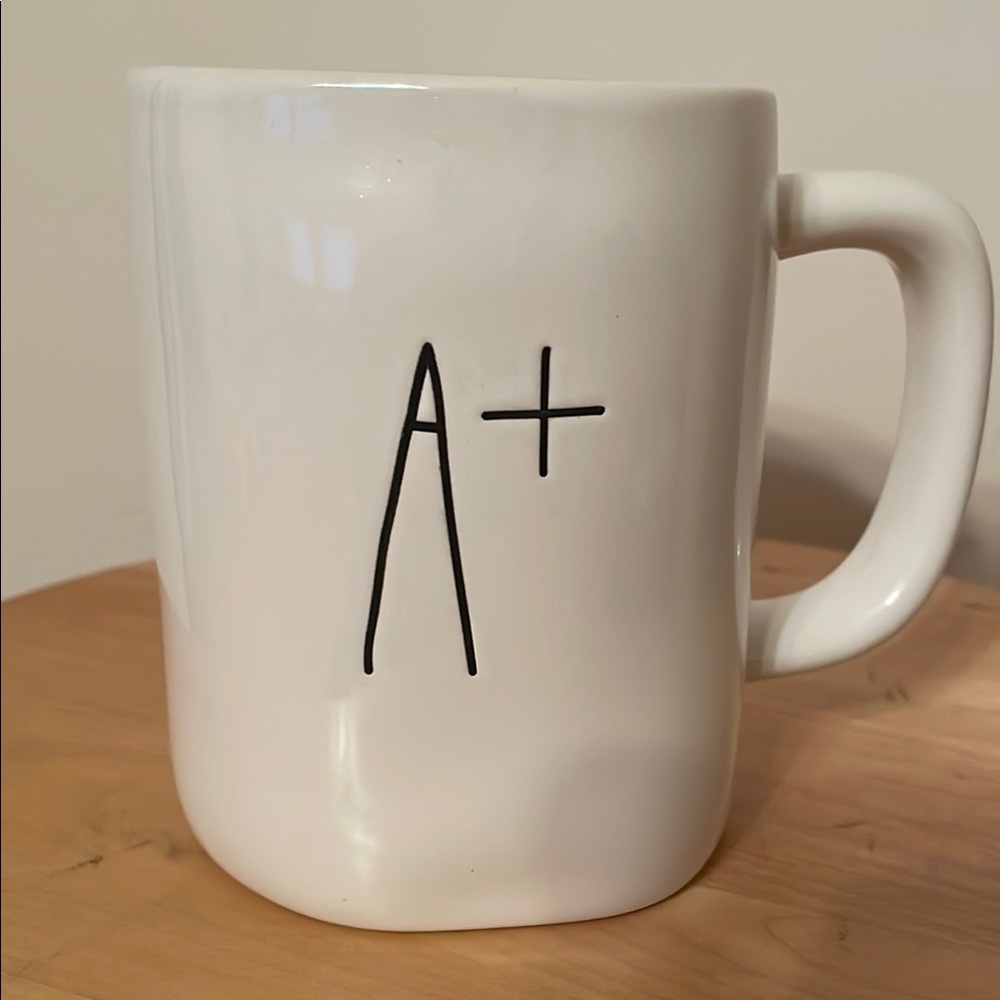 Rae Dunn NWOT “A+” Ceramic Mug
